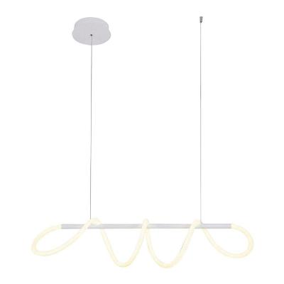 Lustre Pendente Taschibra Zurique Led Bivolt Branco 3000k Luz Amarela 15051075