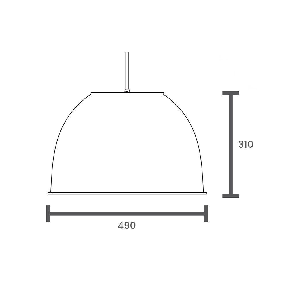 Lustre Pendente Taschibra Prismática Td 920/19 E27 Bivolt Branco 02110022-01 - 3