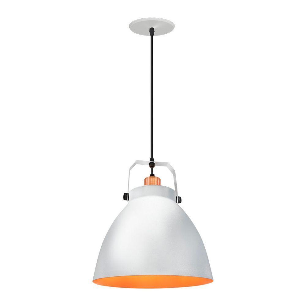 Lustre Pendente Taschibra Navy E27 Bivolt Branco / Cobre 02110272-01 - 3