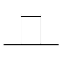 Lustre Pendente Taschibra Apex Led Bivolt Preto 6500k Luz Branca 04040010-18 - 1