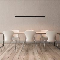 Lustre Pendente Taschibra Apex Led Bivolt Preto 6500k Luz Branca 04040010-18 - 2