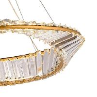 Lustre Pendente Taschibra Revolve Led Bivolt Dourado 3000k Luz Amarela 15051013 - 2