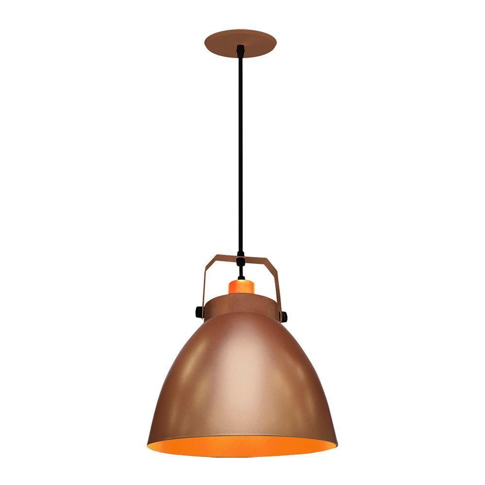 Lustre Pendente Taschibra Navy E27 Bivolt Cobre 02110272-33 - 3