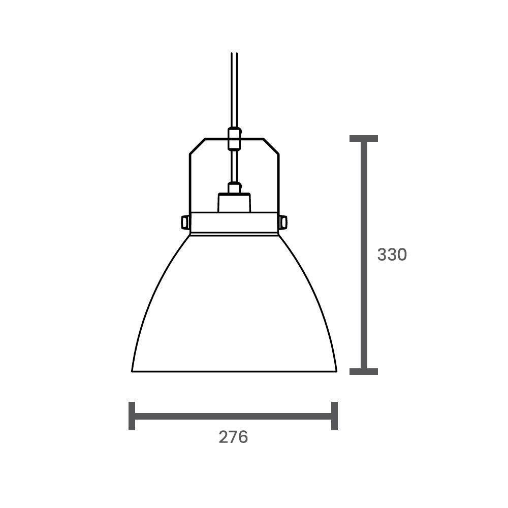 Lustre Pendente Taschibra Navy E27 Bivolt Cobre 02110272-33 - 4