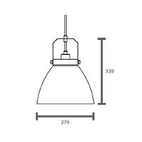 Lustre Pendente Taschibra Navy E27 Bivolt Cobre 02110272-33 - 4