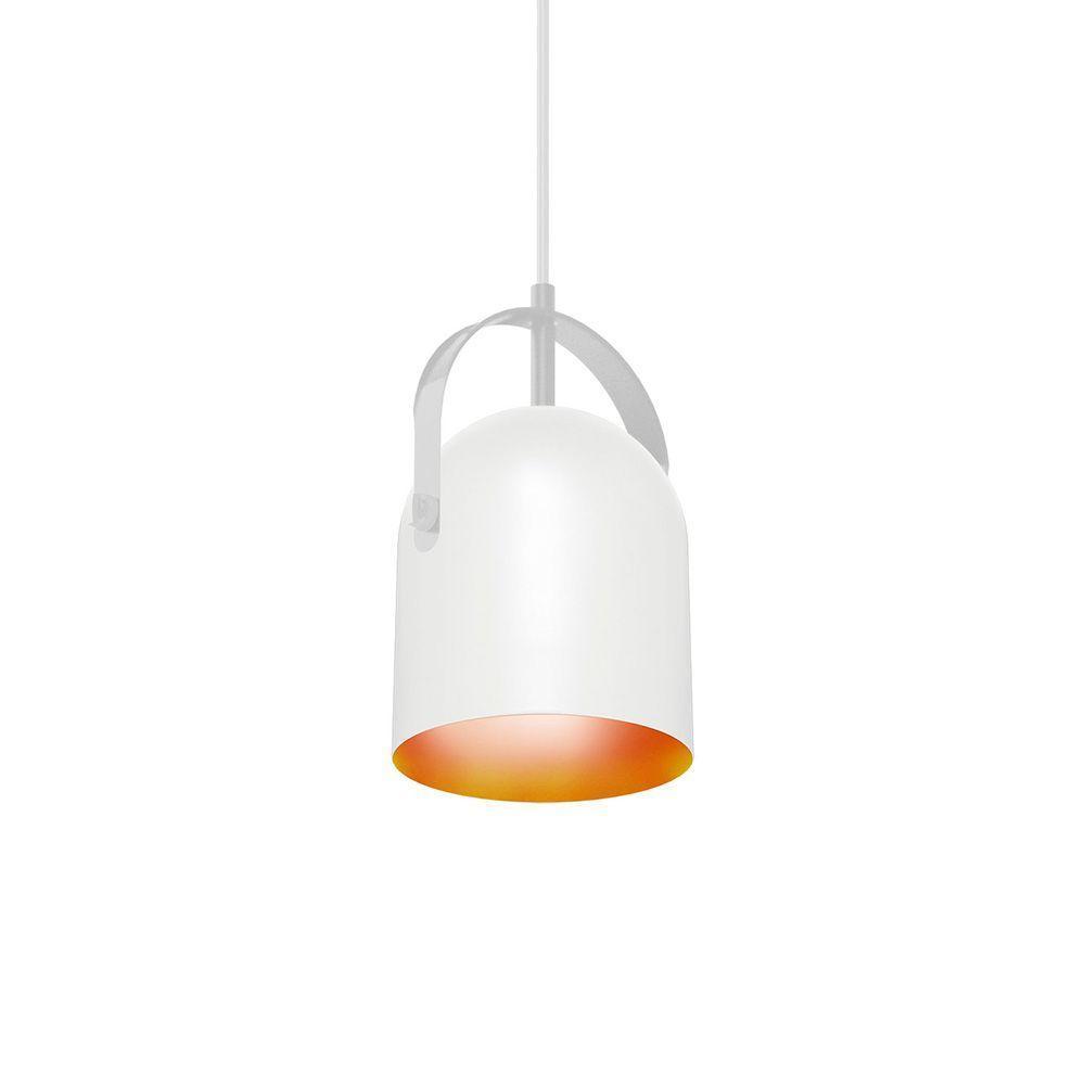 Lustre Pendente Taschibra Bell E27 Bivolt Branco / Cobre 02110278-34 - 1