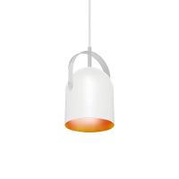 Lustre Pendente Taschibra Bell E27 Bivolt Branco / Cobre 02110278-34 - 1
