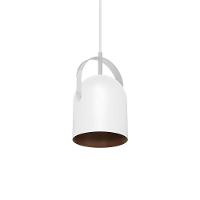 Lustre Pendente Taschibra Bell E27 Bivolt Branco / Cobre 02110278-34 - 2