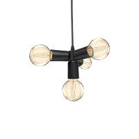 Lustre Pendente Taschibra Nick E27 Bivolt Preto 02110265-18 - 1
