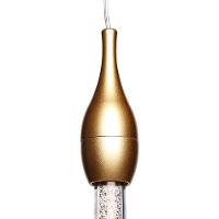Lustre Pendente Taschibra Romana Led Bivolt Dourado 3000k Luz Amarela 15051004 - 3