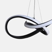 Lustre Pendente Taschibra Dubai Led Bivolt Preto 3000k Luz Amarela 15050996 - 2