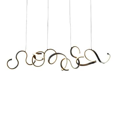 Lustre Pendente Taschibra Toronto Led Bivolt Preto 3000k Luz Amarela 15051084