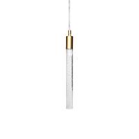 Lustre Pendente Taschibra Zaira Led Bivolt Dourado 3000k Luz Amarela 15051003 - 2