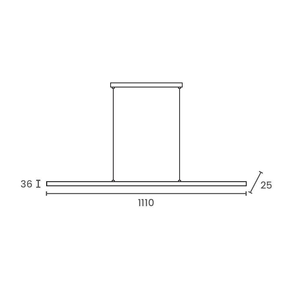 Lustre Pendente Taschibra Apex Led Bivolt Branco 6500k Luz Branca 04040010-01 - 3
