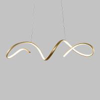 Lustre Pendente Taschibra Londres Led Bivolt Dourado 3000k Luz Amarela 15051070 - 3