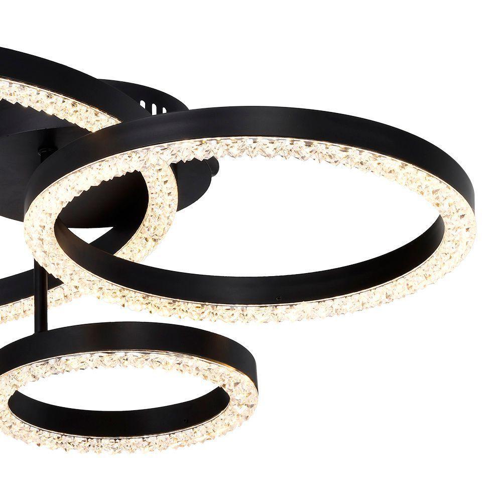 Plafon Skylight Holly 4003 Led Bivolt Preto - 2