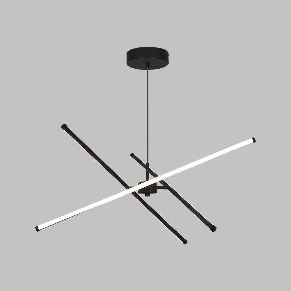 Lustre Pendente Taschibra Pole Led Bivolt Preto 6500k Luz Branca 15051092 - 4
