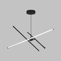 Lustre Pendente Taschibra Pole Led Bivolt Preto 6500k Luz Branca 15051092