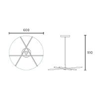 Lustre Pendente Taschibra Pole Led Bivolt Preto 6500k Luz Branca 15051092 - 5