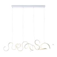 Lustre Pendente Taschibra Toronto Led Bivolt Branco 3000k Luz Amarela 15051085 - 1