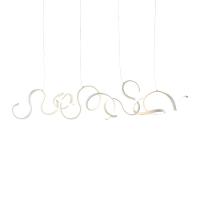 Lustre Pendente Taschibra Toronto Led Bivolt Branco 3000k Luz Amarela 15051085 - 2