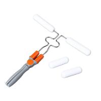 Rolo De Pintura Articulavel Duplo Pincel Magico Canto Moveis Portao Parede 2 Em 1 Dobravel Com 4 Espumas - 1