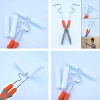 Rolo De Pintura Articulavel Duplo Pincel Magico Canto Moveis Portao Parede 2 Em 1 Dobravel Com 4 Espumas - 3