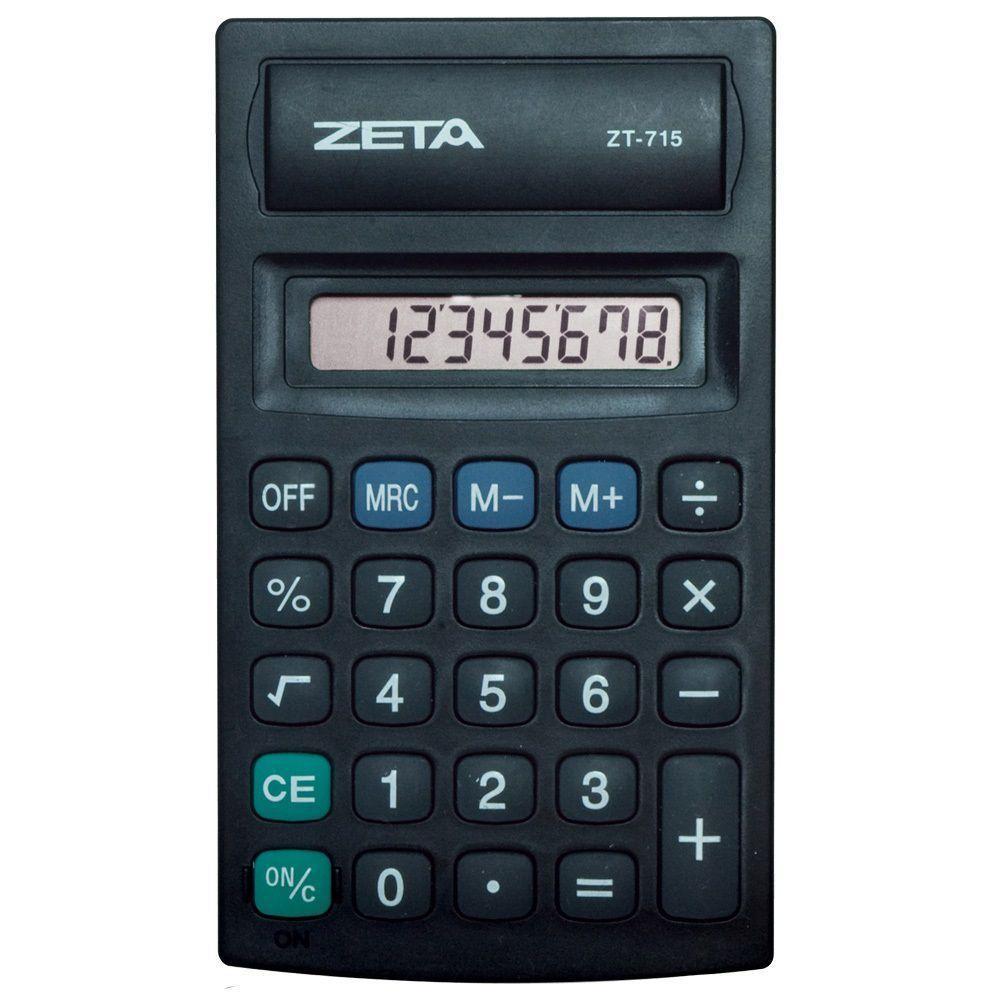 Calculadora Pessoal Zeta Zt715 8 Digitos - 2