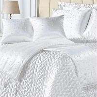 Kit Cobre Leito Queen Pérola Com Almofadas E Xale 10 Peças - Branco - 2