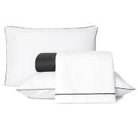 Jogo De Lençol Queen Linea Micropercal 200 Fios 4 Peças - Preto - 1