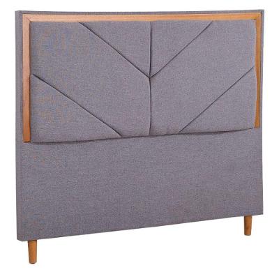 Cabeceira King Luxo Veneza Linho Mac Interiores Cinza