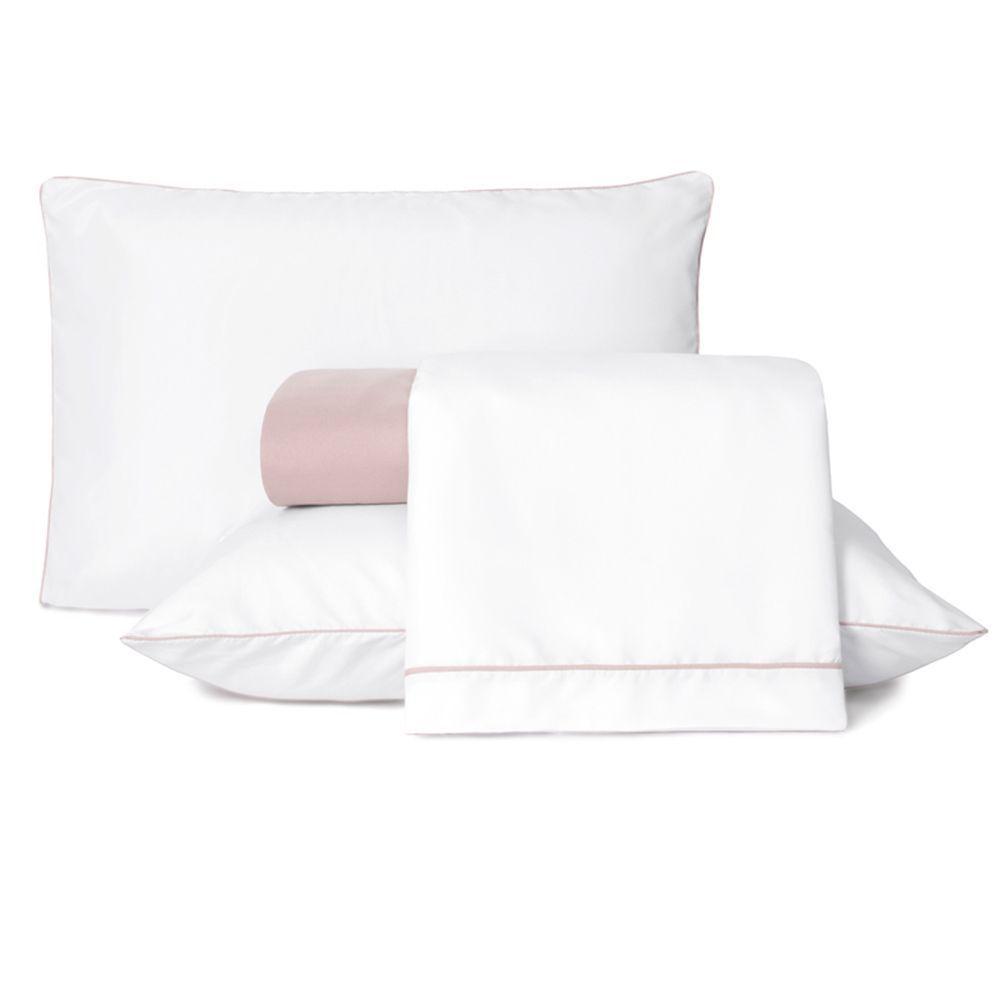 Jogo De Lençol King Linea Micropercal 200 Fios 4 Peças - Rose - 1