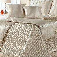 Kit Cobre Leito Queen Pérola Com Almofadas E Xale 10 Peças - Bronze - 2