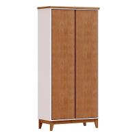 Mesa Escrivaninha E Armario Escritorio Mdf Off White Freijo Milani Store - 2