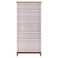 Mesa Escrivaninha E Armario Escritorio Mdf Off White Freijo Milani Store - 7