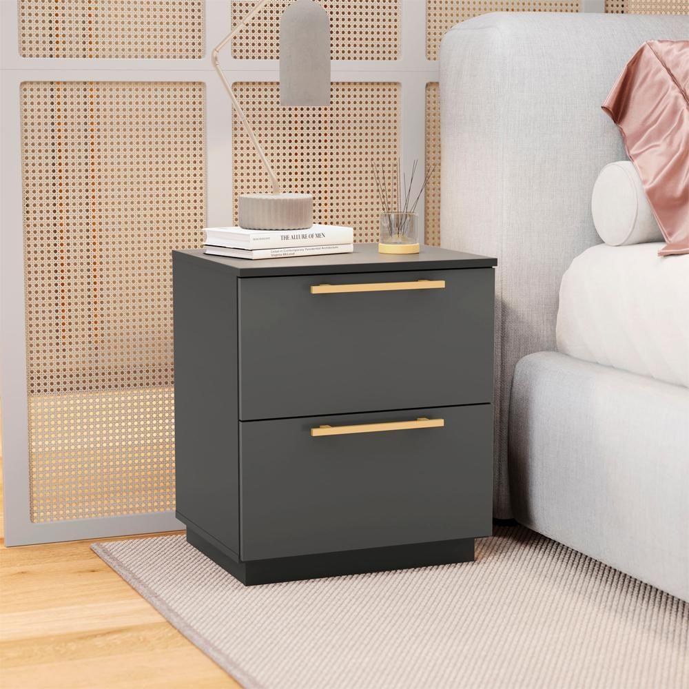 Mesa De Cabeceira 2 Gavetas 50 Cm Dub 50019 Alasca Vlr - 6