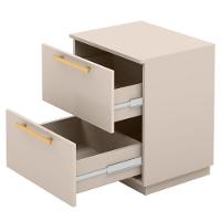 Kit 2 Mesa De Cabeceira 2 Gavetas 50 Cm Dub 50019 Fendi Vlr - 2