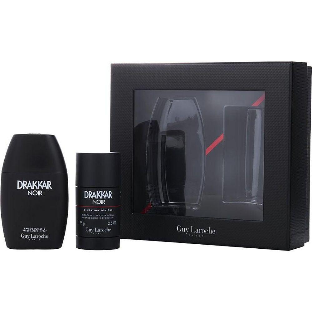 Perfume Masculino Guy Laroche Drakkar Noir Edt Spray 100 ml&desodorante Em Bastão 73 - 1