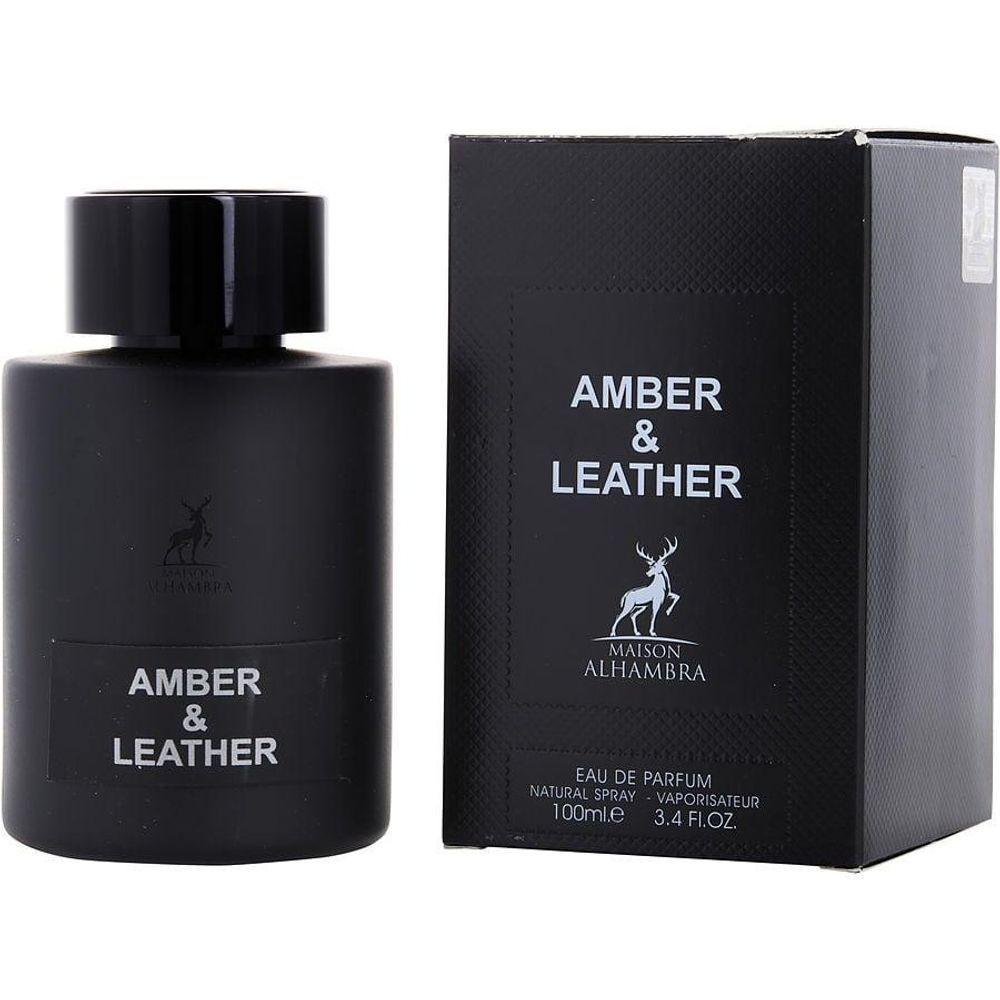 Perfume Masculino Maison Alhambra Amber & Leather Eau De Parfum Spray 100 ml - 1