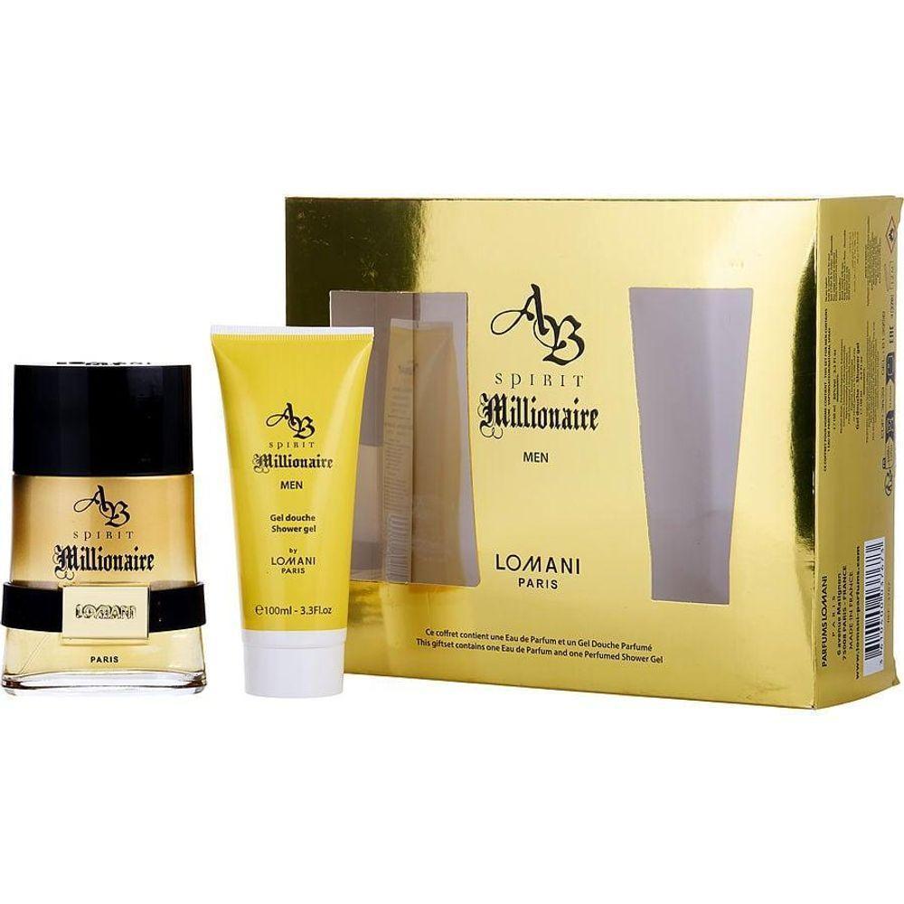 Perfume Masculino Lomani Ab Spirit Millionaire Edp Spray 100 ml&gel Banho - 1
