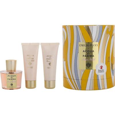 Perfume Feminino Acqua Di Parma Rosa Nobile Edp Spray 100 ml&creme Corporal 75 Gel Banho (emilio Pucci Edição)