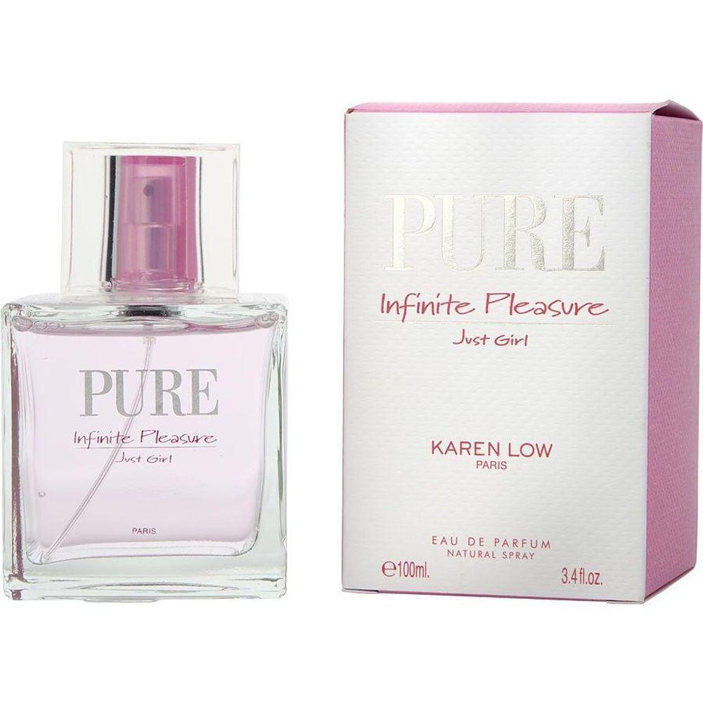 Perfume Feminino Karen Low Infinite Pleasure Pure Just Girl Edp Spray 100 ml - 1