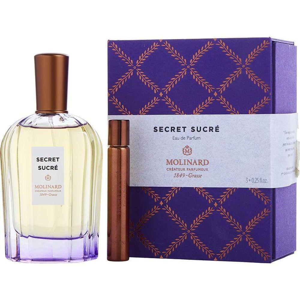 Perfume Feminino Molinard Secret Sucre Edp Spray 90 ml&roll-on 7 Mini - 1