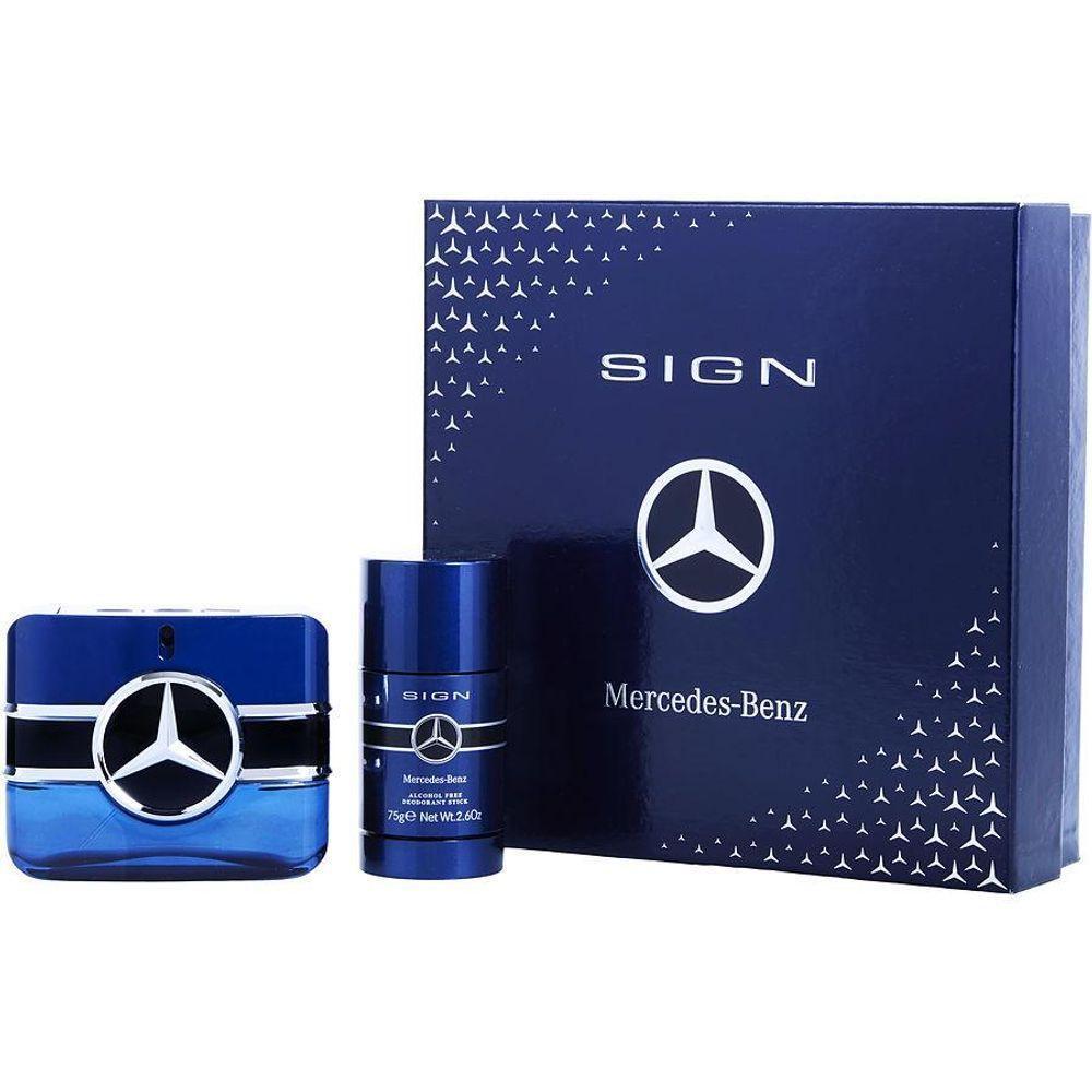Perfume Masculino Mercedes-benz Sign Edp Spray 100 ml&desodorante Em Bastão Sem álcool 75 - 1