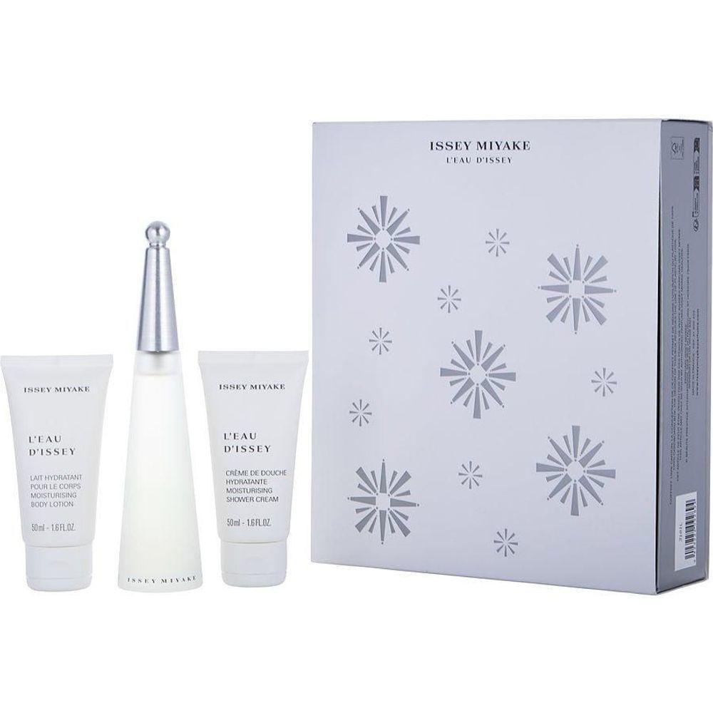 Perfume Feminino Issey Miyake L'eau D'issey Edt Spray 50 ml&loção Corporal Creme Para Banho (edição De Natal 2023) - 1
