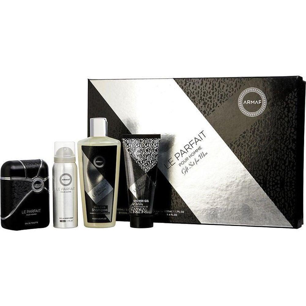 Shampoo Masculino Armaf Le Parfait Edt Spray 100 ml&gel De Banho Perfume Corporal 50 ml& 250 - 1