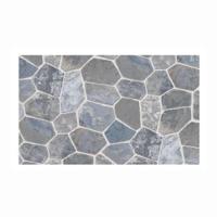 Papel De Parede Pvc Pedras Cinzas 45cm X 5 Metros - 1