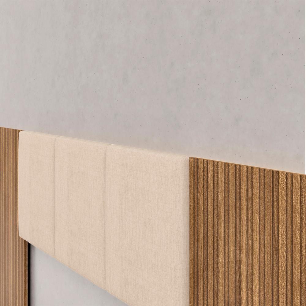 Cabeceira Queen 268 Cm Zen 50024 Nature Brisa Linho Bege Vlr Nature Brisa Linho Bege - 5