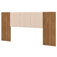 Cabeceira Queen 268 Cm Zen 50024 Nature Brisa Linho Bege Vlr Nature Brisa Linho Bege - 3