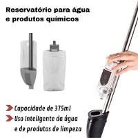 Mop Spray Giratório Limpeza Vassoura Flash Mágica Rodo Esfregão Flat Refil Lavável Borrifa Limpa Seca Powermaid - 2